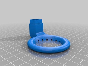 sunhokey 2015 fan nozzle centered 3d printer parts prusa i3 3d print model - Mito3D