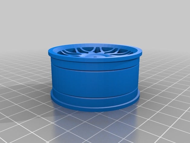 deriva da fórmula 6 110th escala rc roda veículos 3D print model - Mito3D