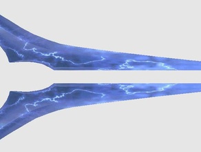 espada de energia halo reach adereços 3d print model - Mito3D