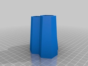 my customized customizeable pen holder office 3d print model - Mito3D