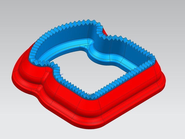 sandviç kesici uncrustable şeklinde mutfak yemek ekmek mühürleyen 3D print model - Mito3D