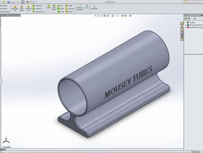 mousey tube pets 3d print model - Mito3D