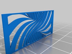 espiral do marcador 2d a arte impressionante twisty 3d print model - Mito3D