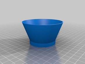 my customized parameterized flanged lens hood2 camera 3d print model - Mito3D