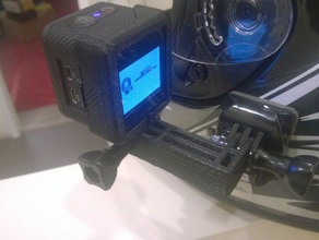 90 Grad gopro-50mm Ausleger hobby 90deg Winkel gopro mount 3d print model - Mito3D
