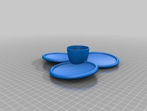 egg cup slice bread pancake holder kitchen dining 3d print model - Mito3D