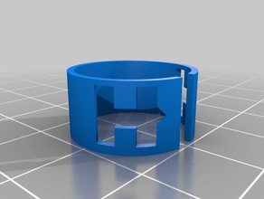 hillary clinton imprint ring rings 3d print model - Mito3D