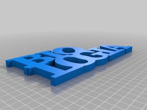 biologia kelime heykel heykeller özelleştirilmiş 3d print model - Mito3D