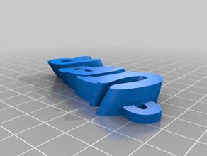 utfpr testo keyfob portachiavi organizzazione personalizzato 3d print model - Mito3D