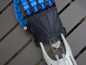 v2 flex fingers swivel thumb prosthetic hand other 3d print model - Mito3D