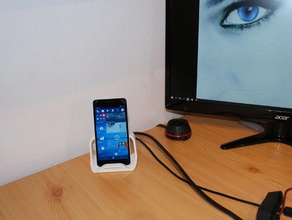 lumia supporto smartphone mobile 3d print model - Mito3D