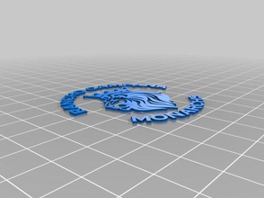 rchs monarques logo de lion des signes les logos rancho campana 3d print model - Mito3D