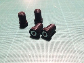 mini quad landing legs m3 locknut rc vehicles fpv250 fpv racing skids mantis m-1 3d print model - Mito3D