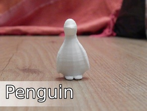 poly penguin animals 3d print model - Mito3D