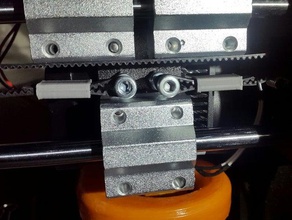 gt2 belt lock customizable 3d printer parts customizer 3d print model - Mito3D