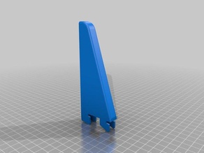 6in standard upright bracket parts 3d print model - Mito3D