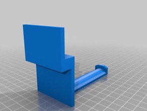 flashforge creator pro hatchbox filament holder 3d printer parts customized 3d print model - Mito3D