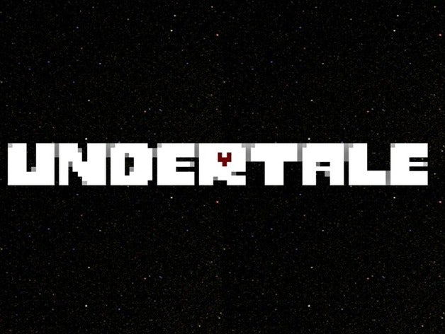 undertale logo Zeichen logos 3D print model - Mito3D