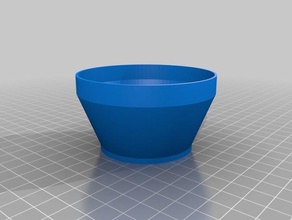 my customized parameterized flanged lens hood3 camera 3d print model - Mito3D