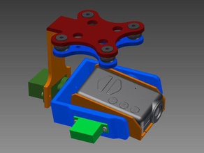 mobius gimbal servos rc Fahrzeuge 3d print model - Mito3D