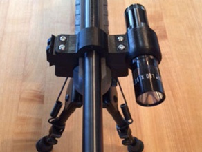 Zubehör band maglite-Halter - ruger&reg 1022 sport im freien picatinny mount picatinny-schiene Gewehr 3d print model - Mito3D