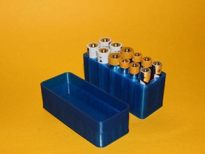 contenitore di batteria organizzazione batterie scatola 3d print model - Mito3D