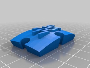 my customized sphere puzzle piece 1 puzzles 3d print model - Mito3D