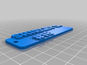 shirley keychain keychains customized 3d print model - Mito3D