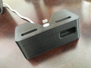 iphone charge stand 6s plus mobile 3d print model - Mito3D