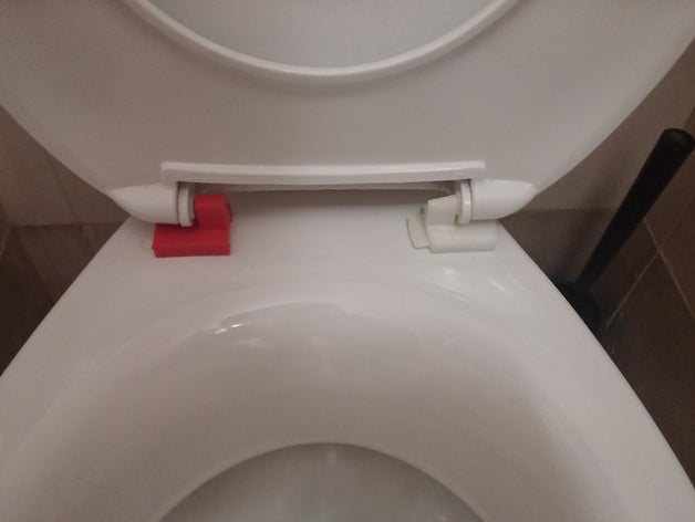 toilet seat hinge replacement parts 3D print model - Mito3D
