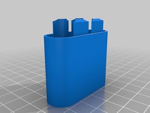 battery case aa top containers customized 3d print model - Mito3D