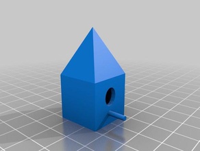 bird house 3d printing 3d print model - Mito3D