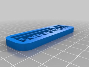 sweetbot placa sinais logotipos personalizado 3d print model - Mito3D