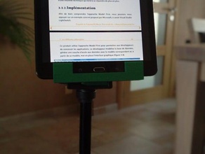 tablet titular trípode fotográfico de la oficina montaje en 3d print model - Mito3D
