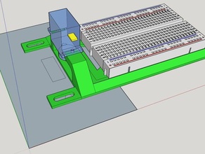 servo Halterung control-us-Wand-Schalter Teile 3d print model - Mito3D
