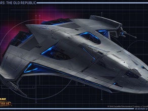 star wars old republic agent ship vehicles 3d print model - Mito3D