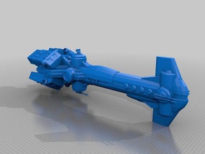star wars old republic destroyer ship vehicles 3d print model - Mito3D
