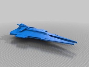 star wars old republicimperial destroyer ship vehicles 3d print model - Mito3D