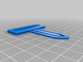 my customized bookmark freedom office 3d print model - Mito3D