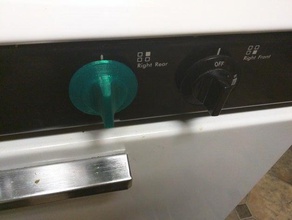 substituição fogão botão a cozinha jantar gravador de 3d print model - Mito3D