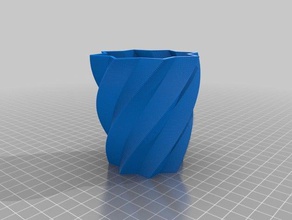 meine kundengebundene quadratische vase, Tasse, Armband-generator Dekor 3d print model - Mito3D