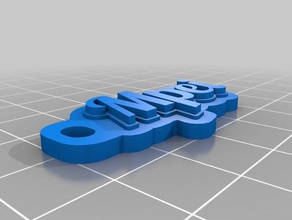 mpeis portachiavi i personalizzato 3d print model - Mito3D