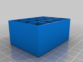 my customized square trays 4-09 organization 3d print model - Mito3D