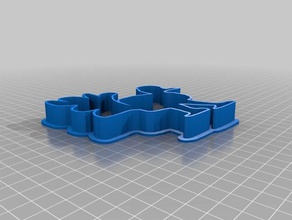 turkey tech cookie cutter kitchen dining customized 3d print model - Mito3D