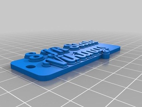 sjr estado llavero llaveros personalizado 3d print model - Mito3D