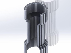 proteção de fios leapfrog creatr eixo da haste 3d a impressora os acessórios dupla guia-fio gerenciamento arame 3d print model - Mito3D