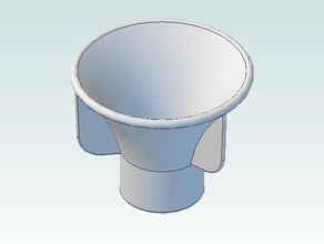 bottle funnel household supplies 3d print model - Mito3D