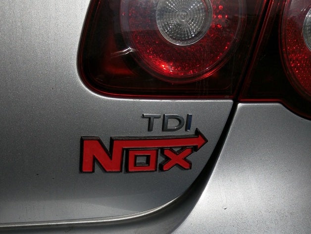 nox car emblem automotive badge 3D print model - Mito3D