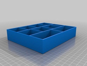 box Schrauben tool Inhaber - Boxen 3d-drucken Haushalt Metrik praktisch Sache toolbox nützlich workshop 3d print model - Mito3D