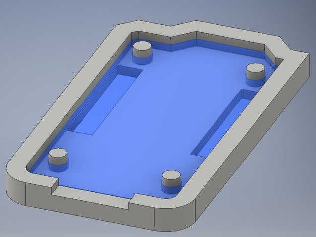 berloque pára-choques eletrônica adafruit bugiganga 3D print model - Mito3D